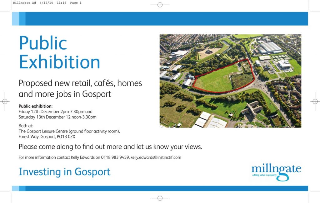 04 Dec 2014 - Successful acquisition of Gosport site