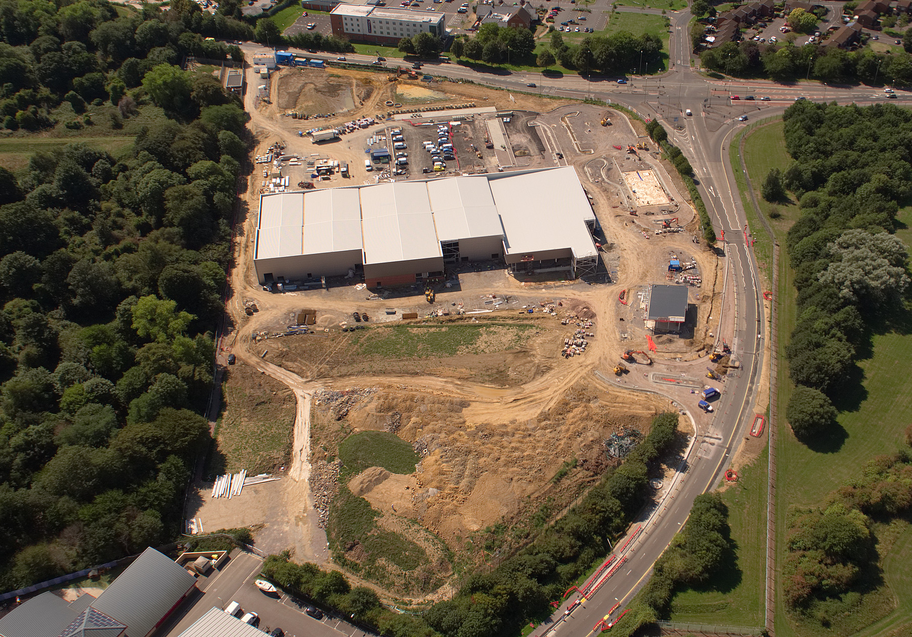 Brockhurst Gate Aerial View August 2018